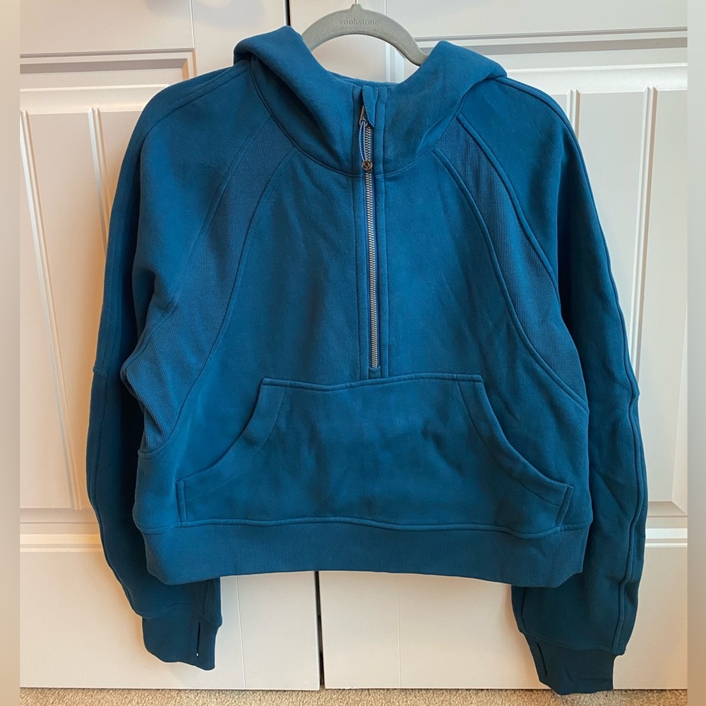 AUTHENTIC LULULEMON Scuba Half-Zip Hoodie in Capri Size M/L